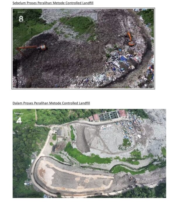Metode Controller Landfill Mulai Di Terapkan Di TPA Bakung Guna Kurangi Pencemaran