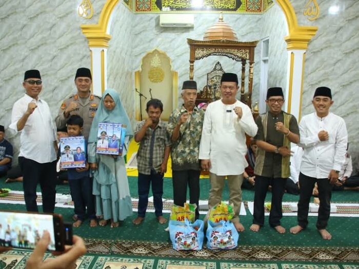 Ketua DPRD Lampung Utara Safari Ramadan di Masjid Nur Al-Fath