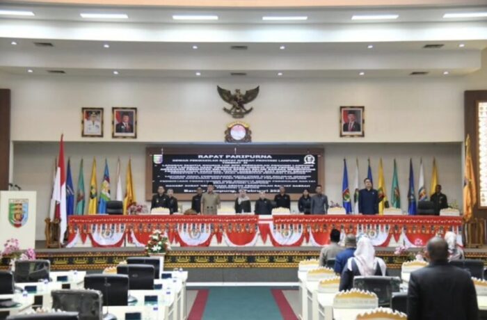DPRD Lampung Gelar Paripurna Laporan Pansus LHP BPK