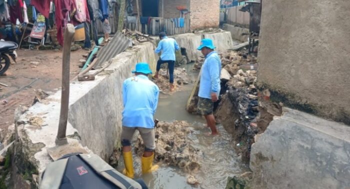Gerak Cepat Pemkot Bandar Lampung Perbaiki Talud Jebol Di Campang Jaya Kecamatan Sukabumi