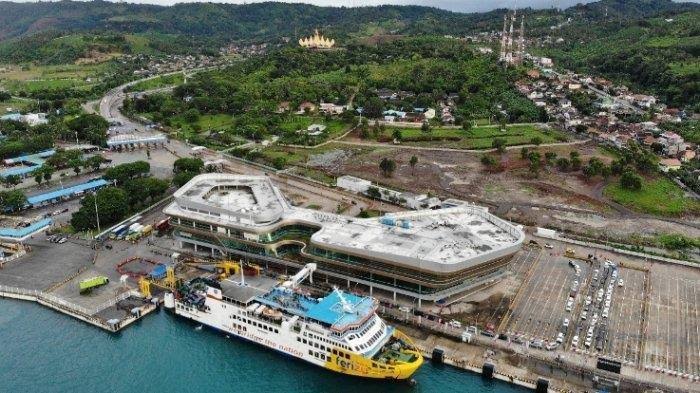Pantauan Udara Arus Balik Di Pelabuhan Bakauheni Terlihat Lancar