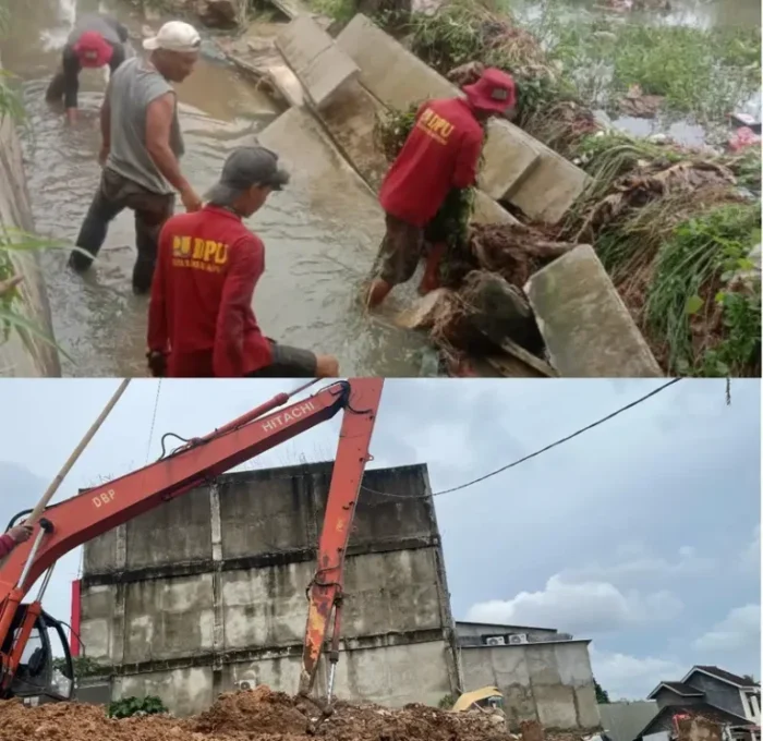 Pemerintah Kota Bandar Lampung Turunkan Alat Berat Atasi Banjir