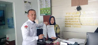 Laskar Lampung Indonesia, Resmi Laporkan Dugaan Korupsi Dana Hibah Bawaslu Lampung Tengah T.A 2024