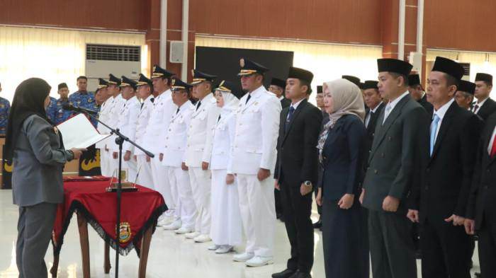 Wali Kota Lantik 51 Pejabat Baru Pemkot Bandar Lampung