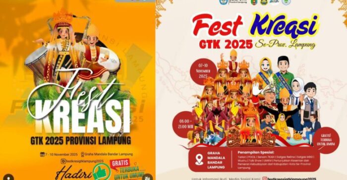 Bandar Lampung Tuan Rumah Fest Kreasi GTK – 2025