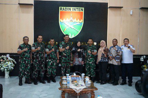 Pererat Sinergi, Walikota Bandar Lampung Kunjungi Kodam XXI Raden Inten