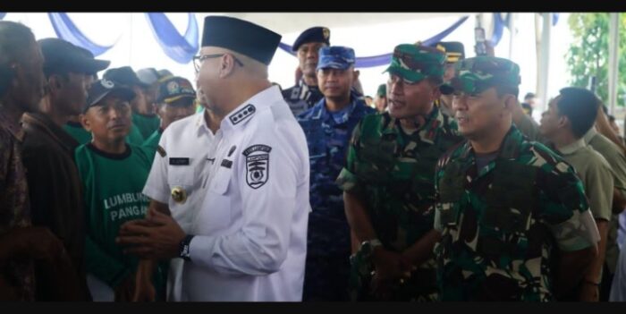 Gubernur Lampung Bersama Gubernur Jawa Tengah Dan Kasdam XXI/RI Hadiri Panen Raya serta Pengumuman Swasembada Pangan